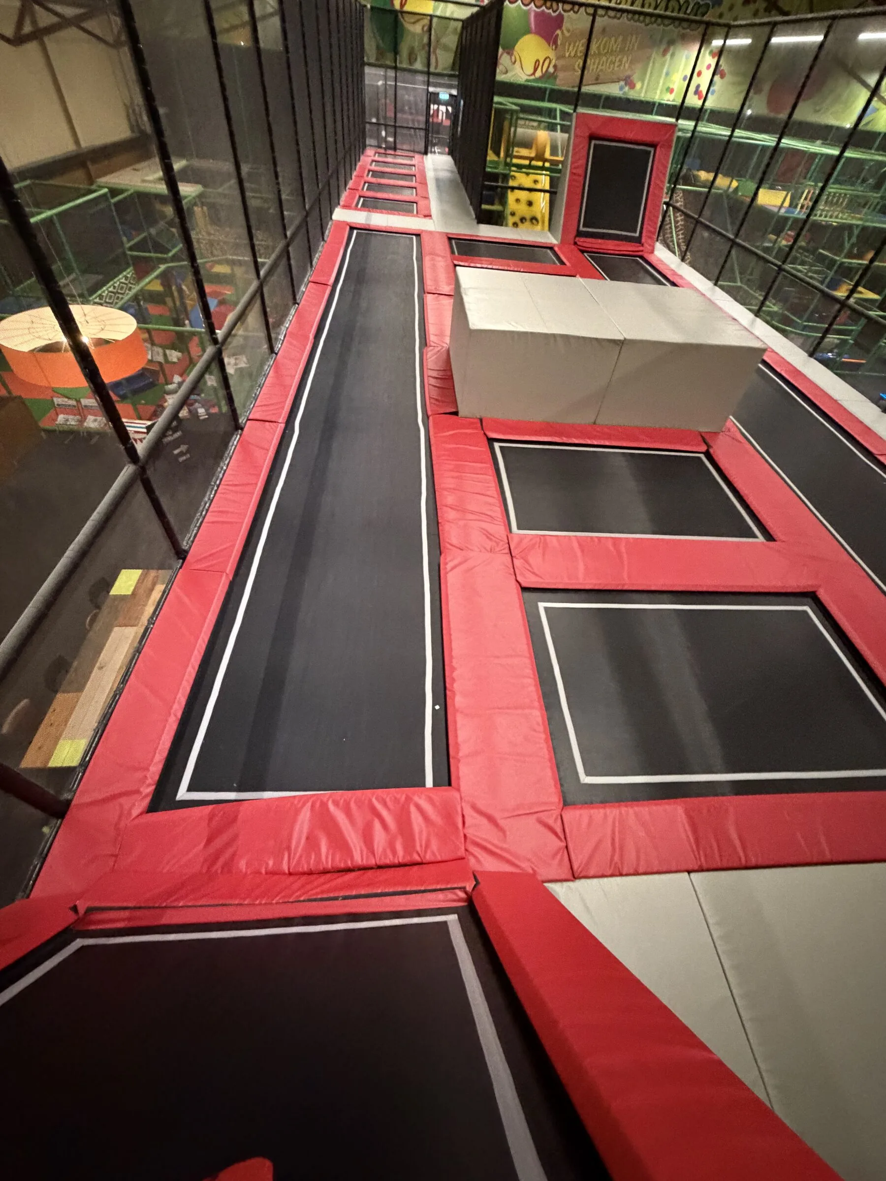 Lange trampolines UrbanTrickz